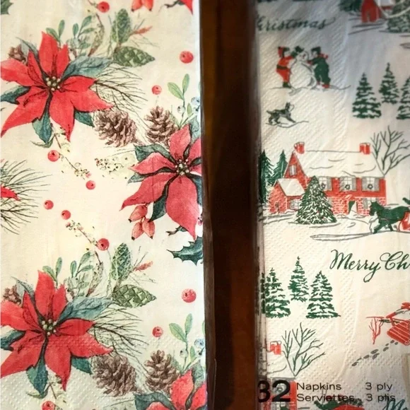 NEW Holiday Facial Tissue and Napkins Packs - Picture 6 of 6